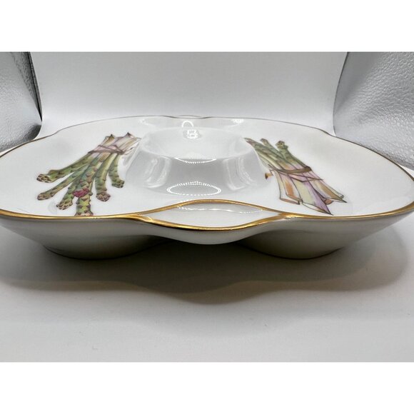 Royal Worcester Fine Porcelain Evesham Gold Asparagus Vintage Serving Plate Tray - Picture 2 of 9